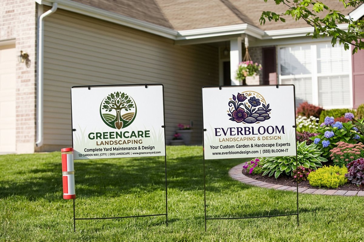 Landscaping Yard Signs