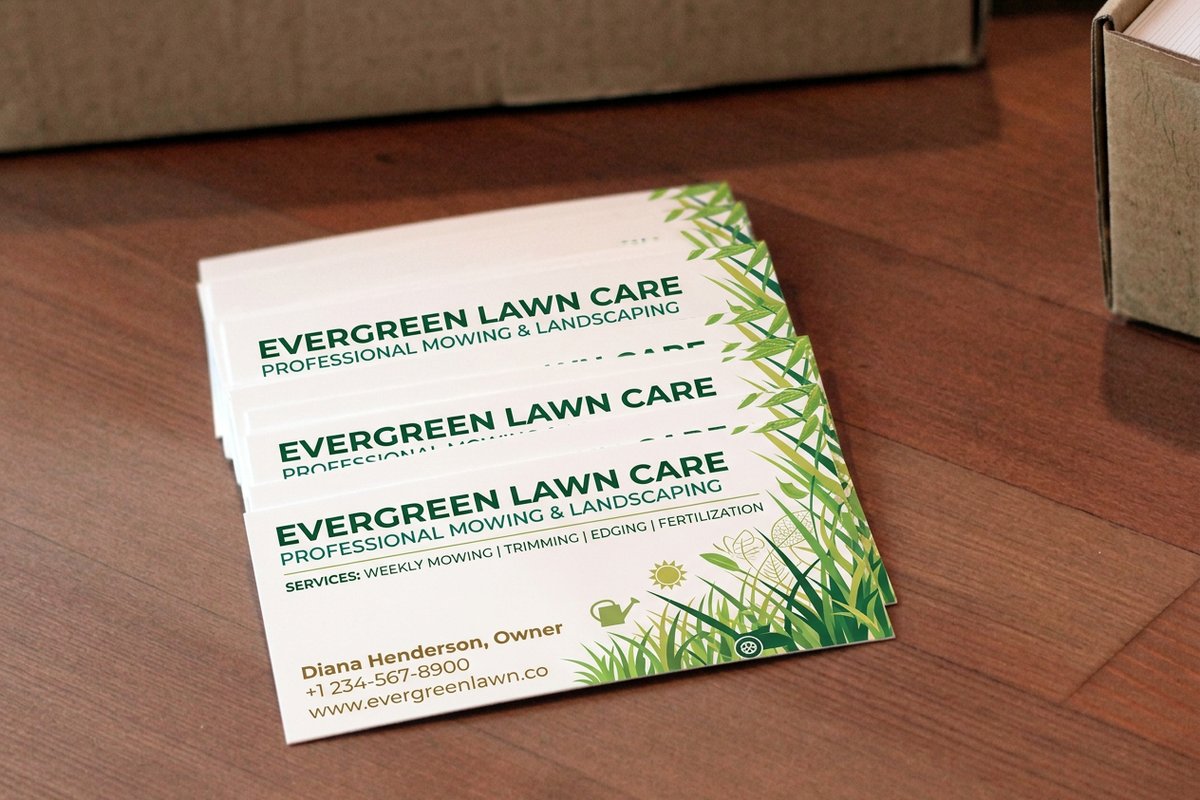 Lawn Care Business Cards