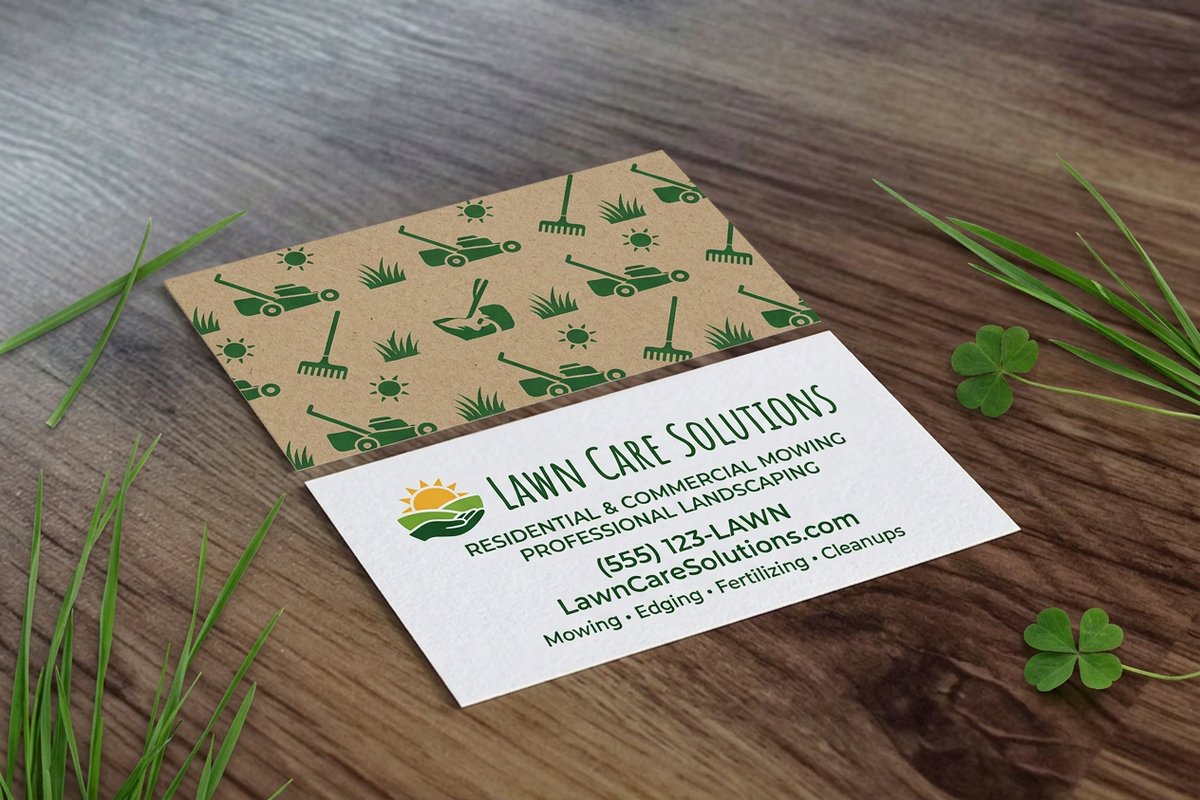 Lawn Care Business Cards