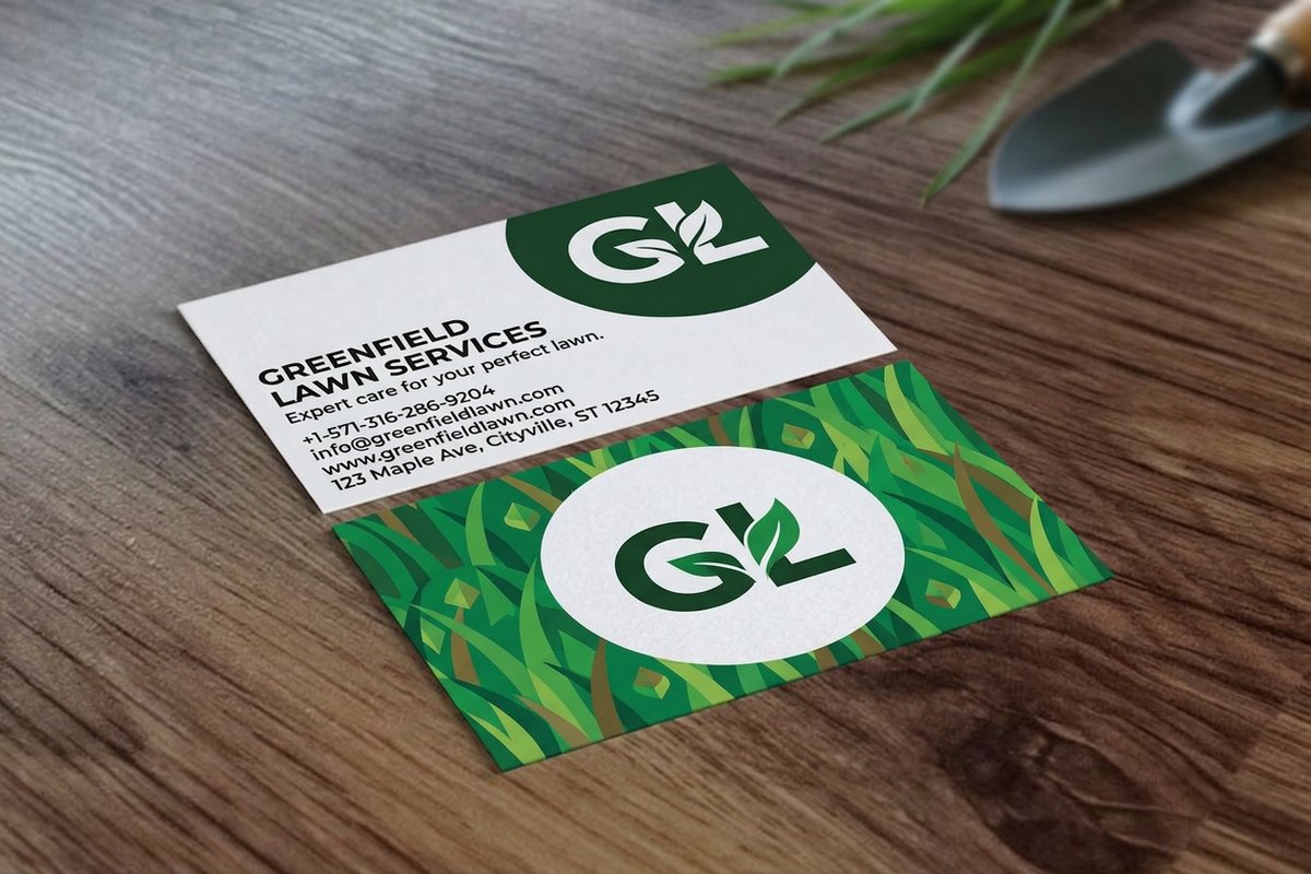 Lawn Care Business Cards