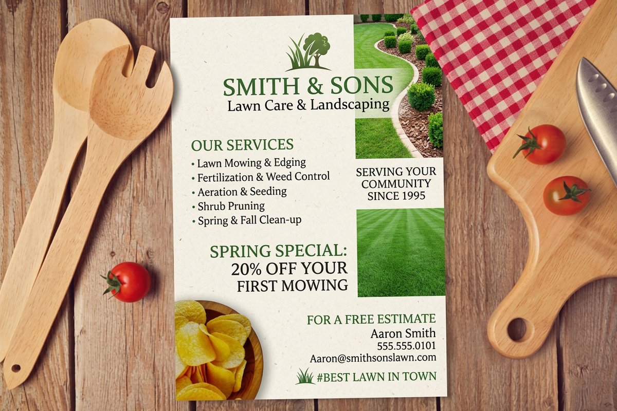 Lawn Care Flyers