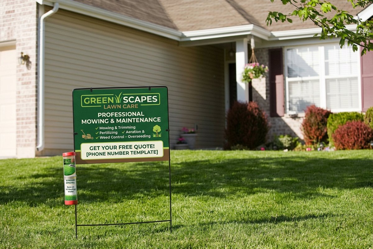 Lawn Care Signs