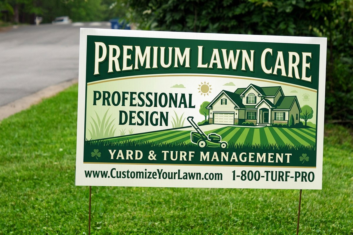 Lawn Care Signs