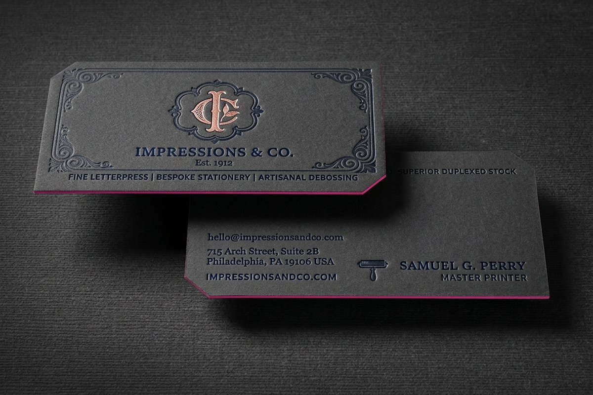 Letterpress Business Cards
