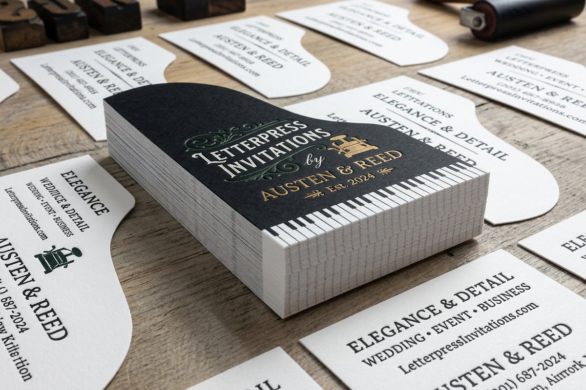 Letterpress Invitations 4 - 4OVER4