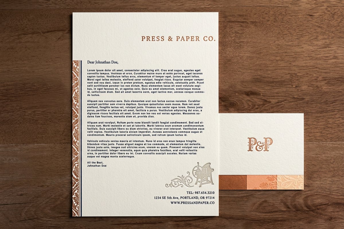 Letterpress Stationery