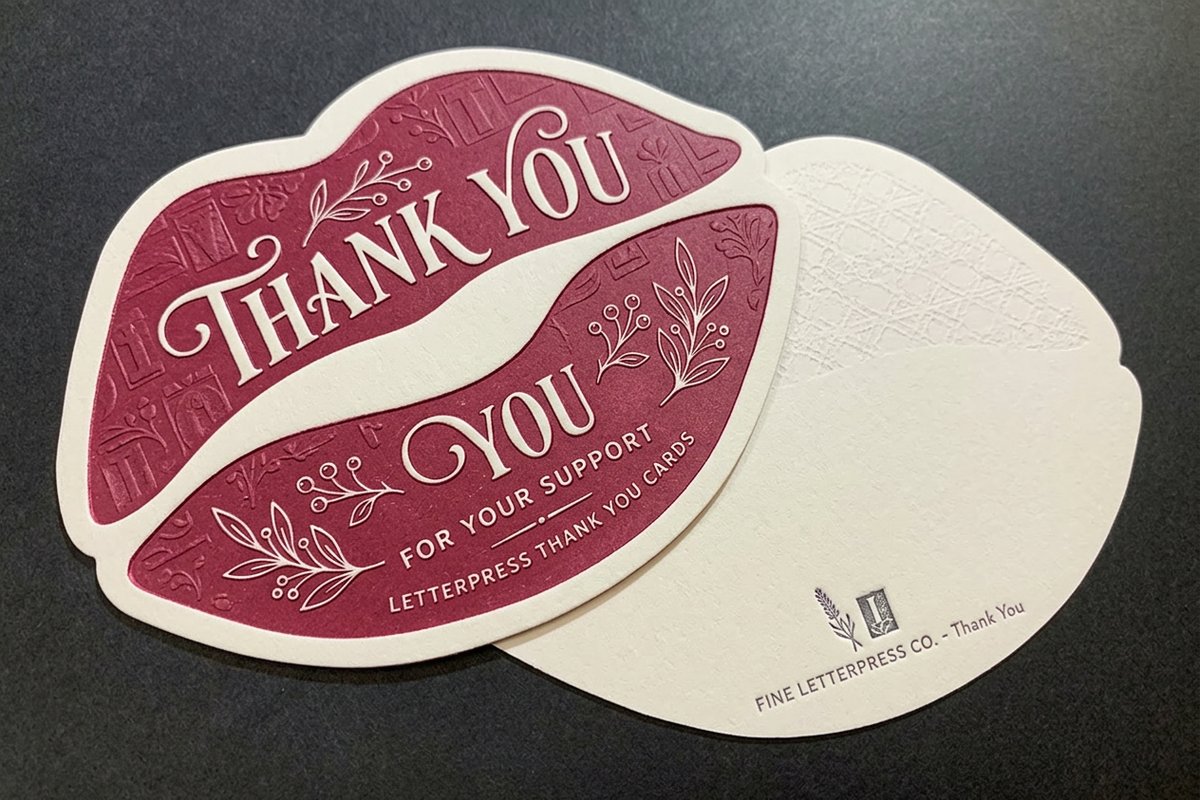 Custom thank you cards - new_product 3 by 4OVER4