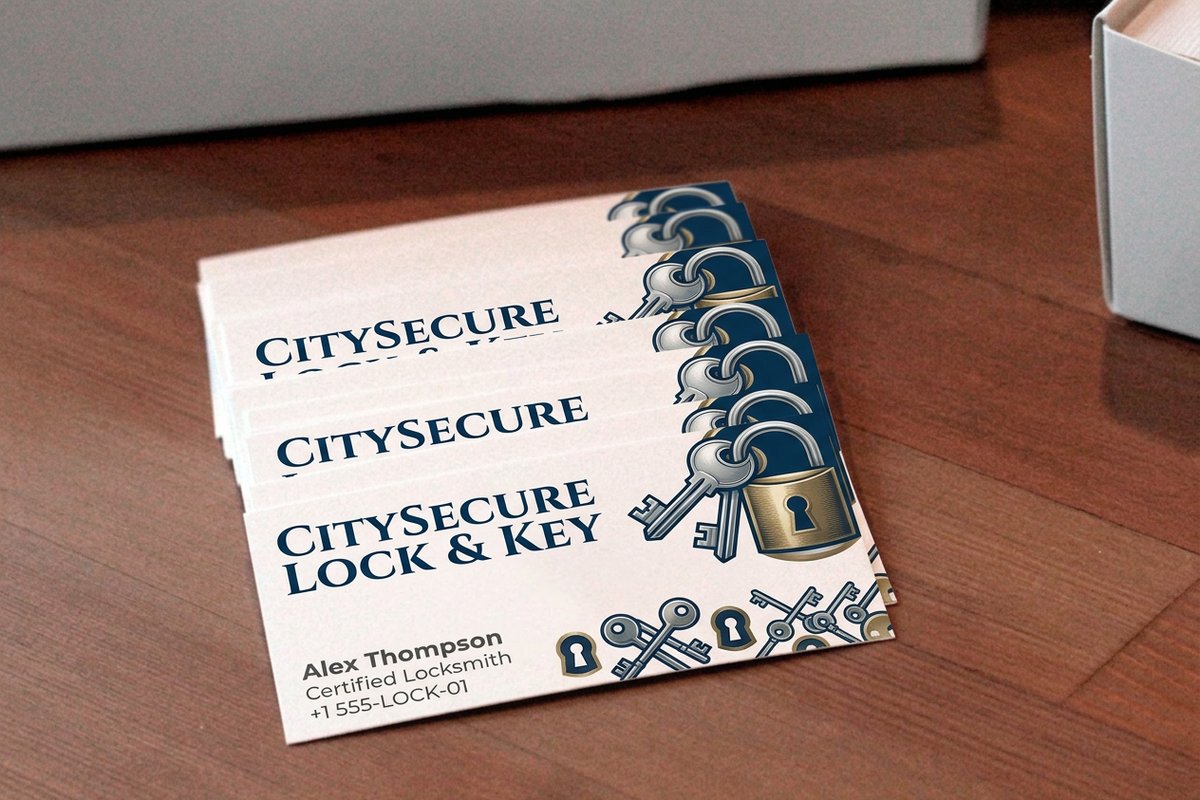 Locksmith Business Cards