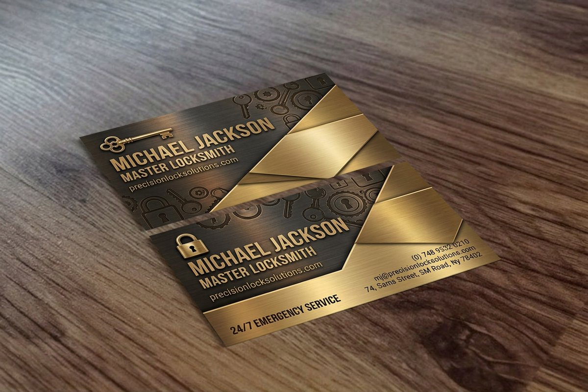 Locksmith Business Cards