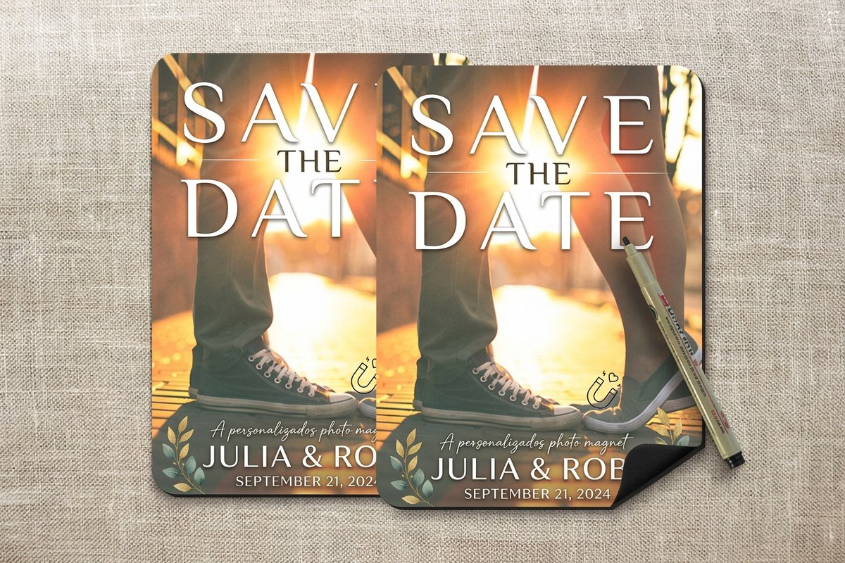 Magnet Save The Date Cards 2 - 4OVER4