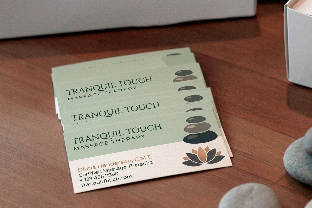 Massage Business Cards