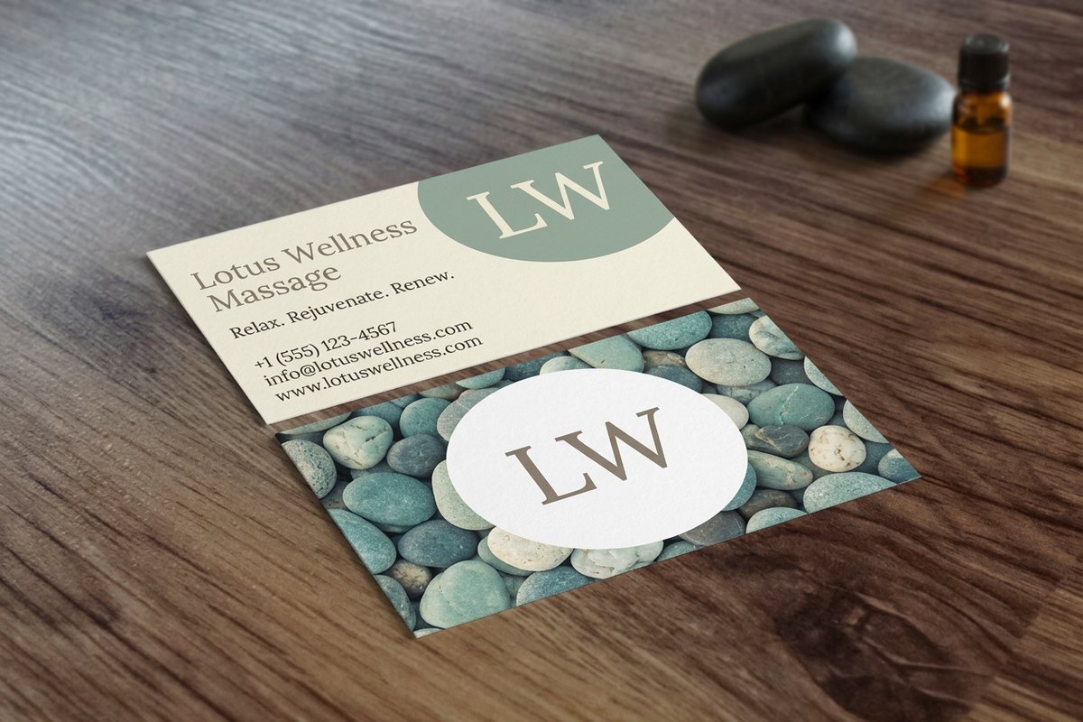 Massage Business Cards