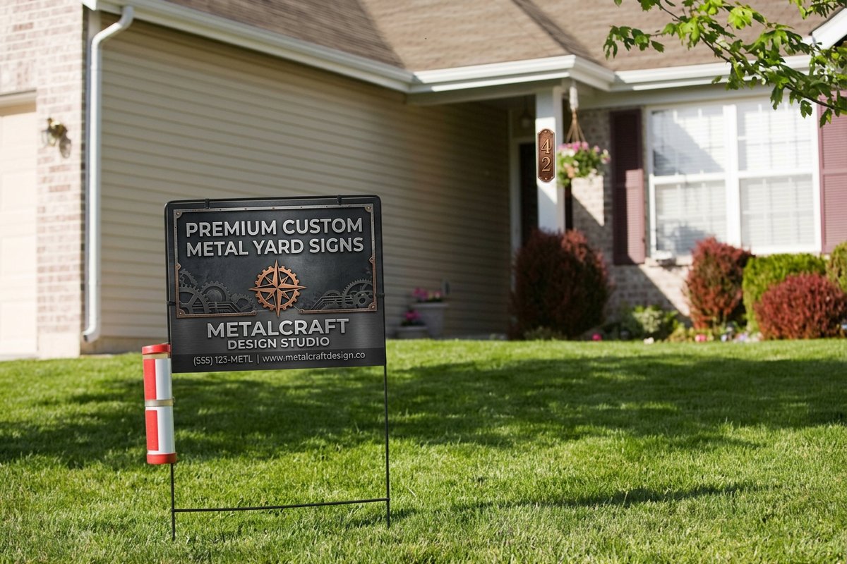 Metal Yard Signs