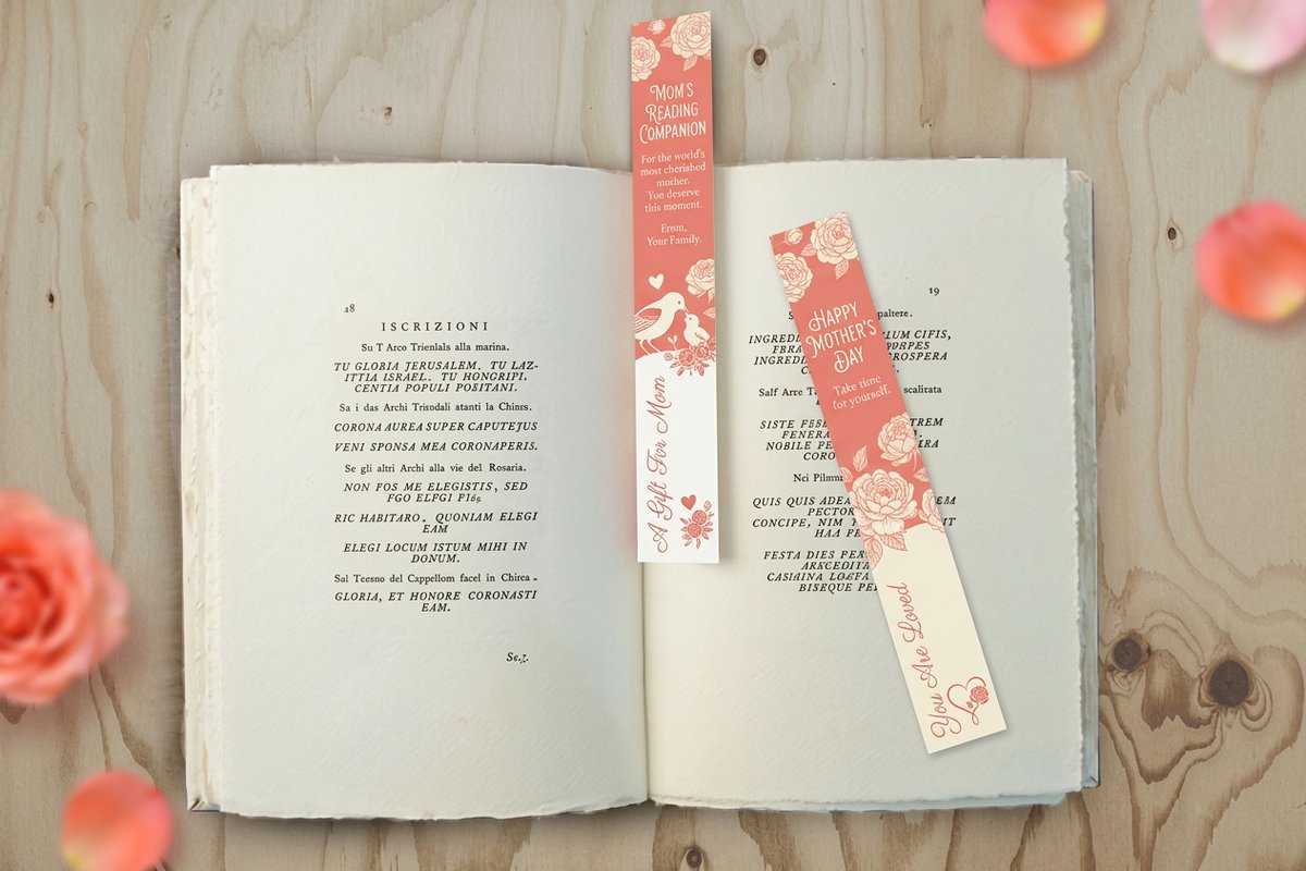 Mothers Day Bookmarks