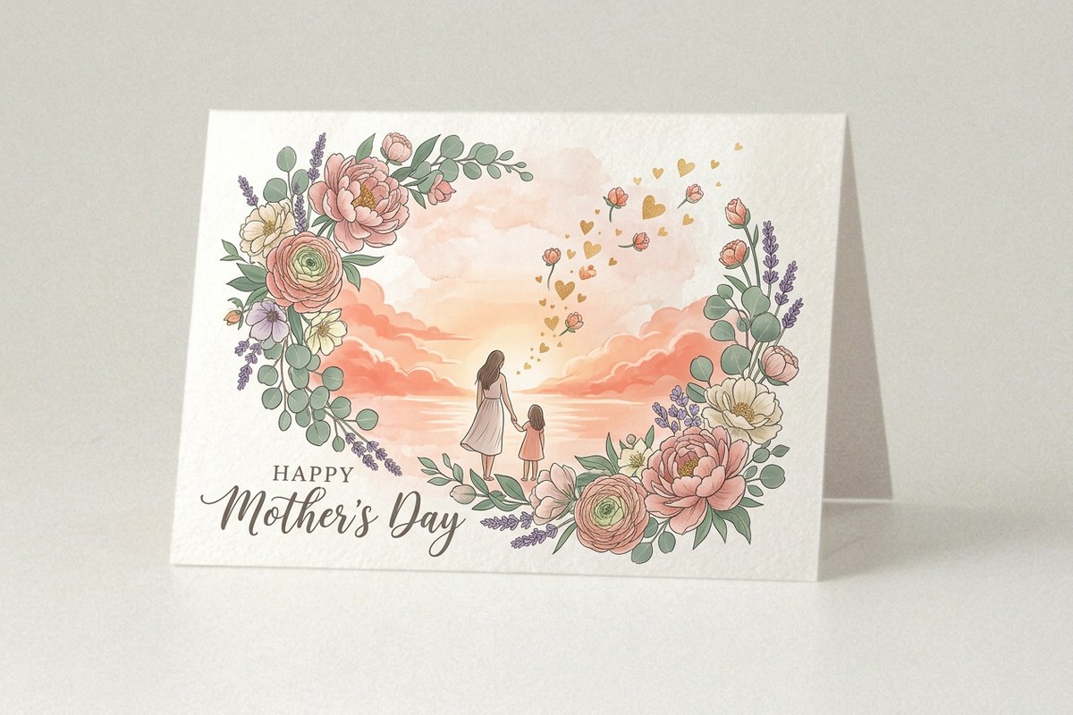Mothers Day Greeting Cards 2 - 4OVER4