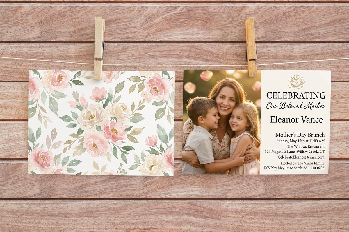 Mothers Day Invitations