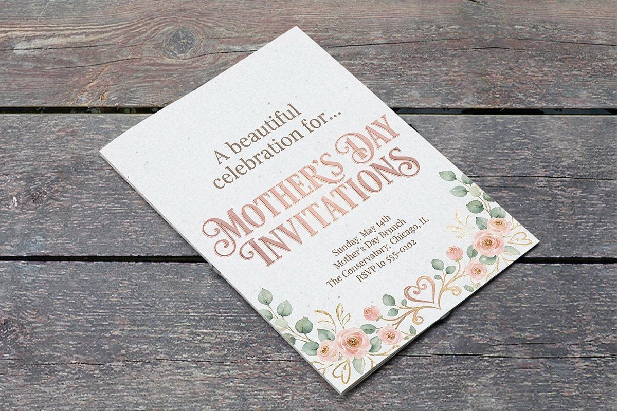 Mothers Day Invitations