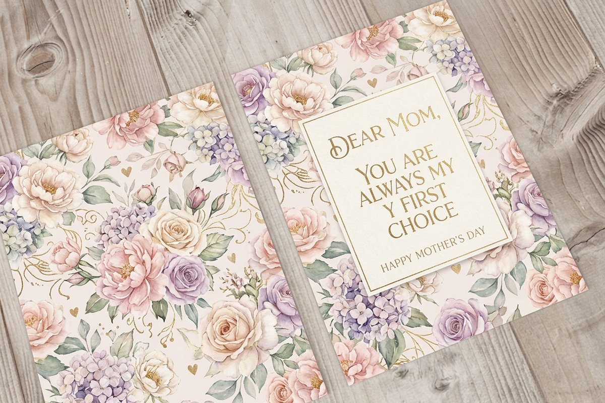 Mothers Day Postcards 3 - 4OVER4