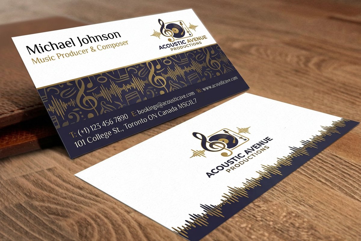 Music Business Cards