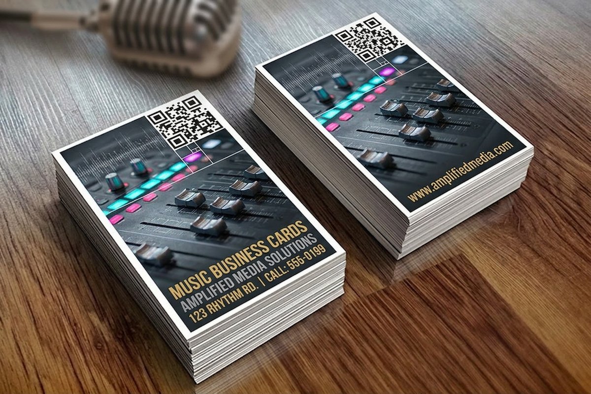 Music Business Cards