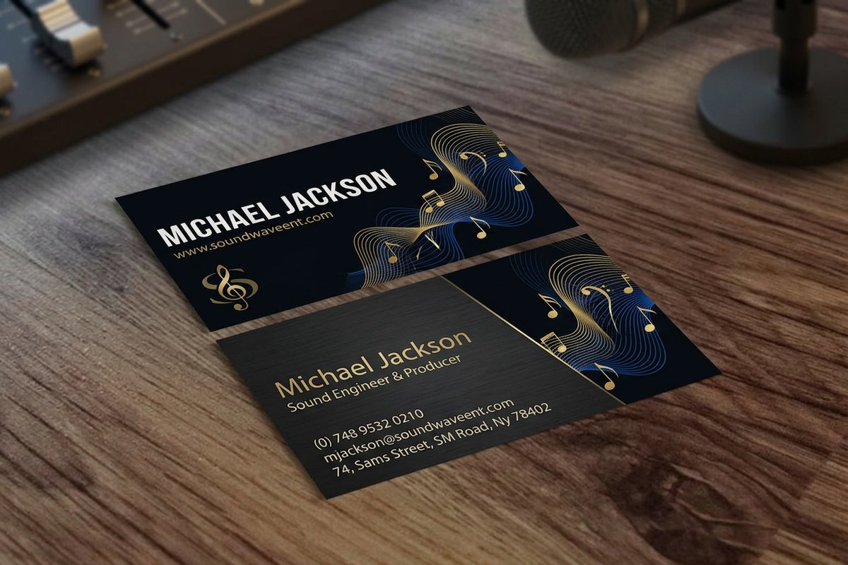 Music Business Cards