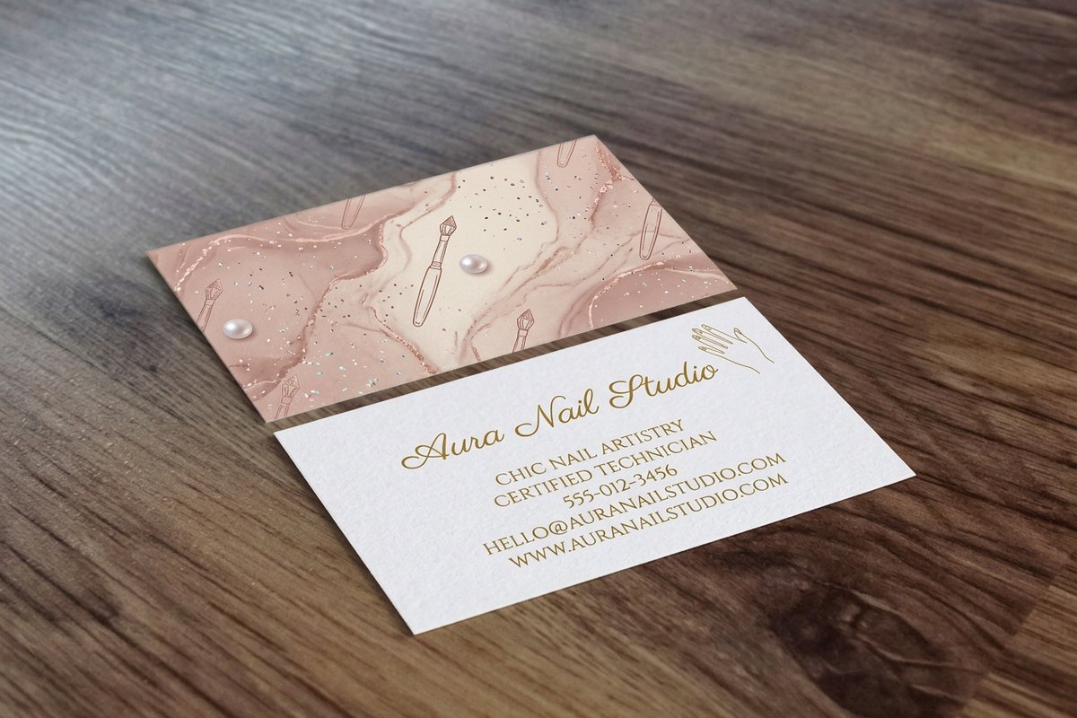 Nail Tech Business Cards