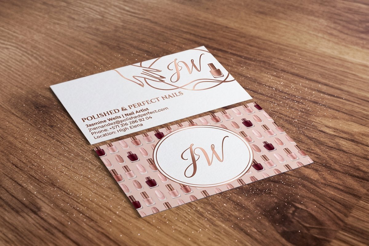 Nail Tech Business Cards