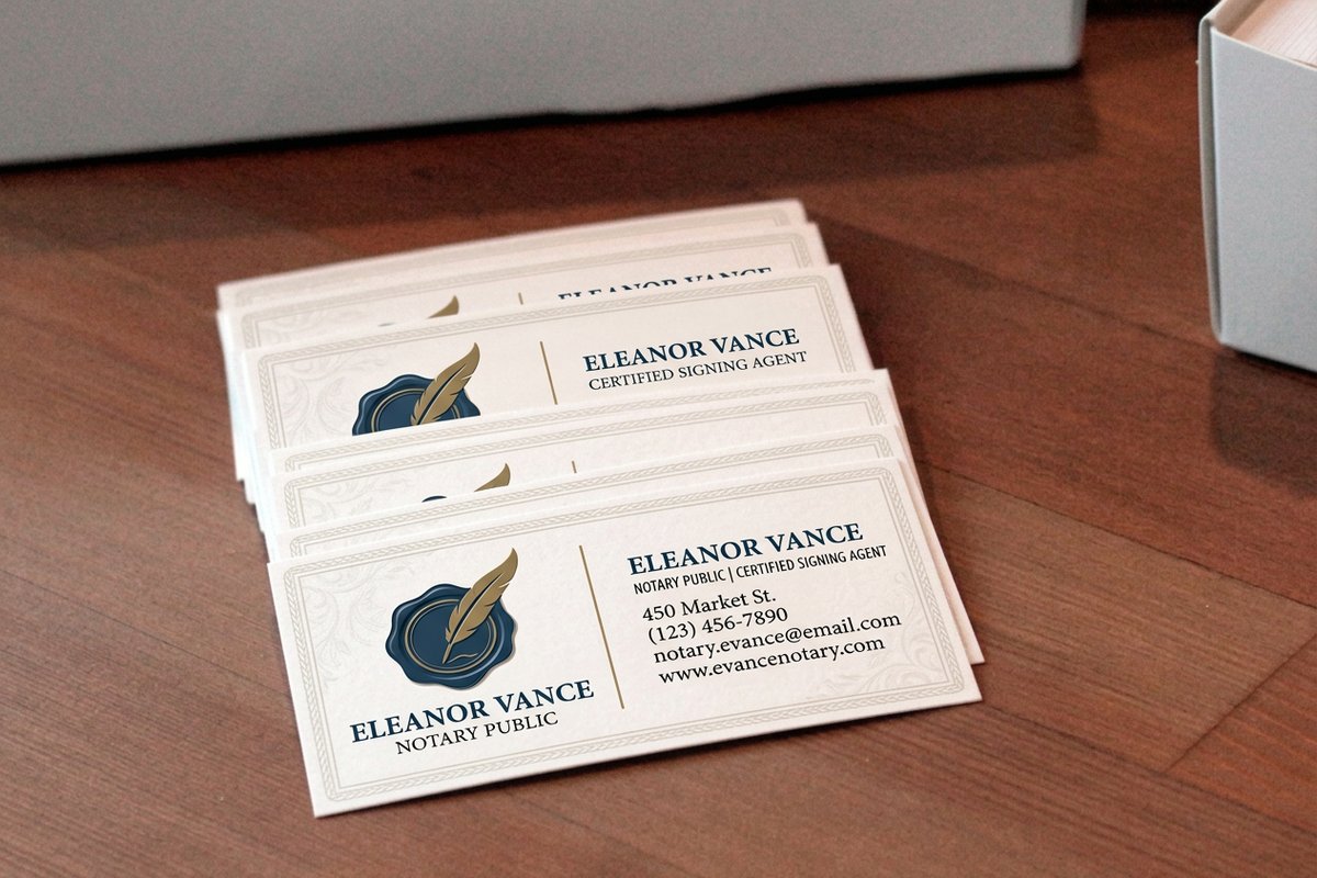 Notary Business Cards