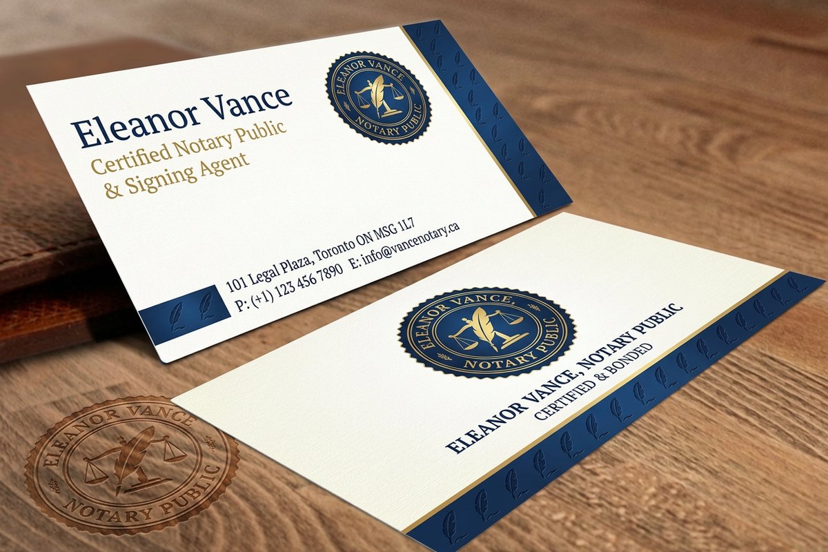 Notary Business Cards