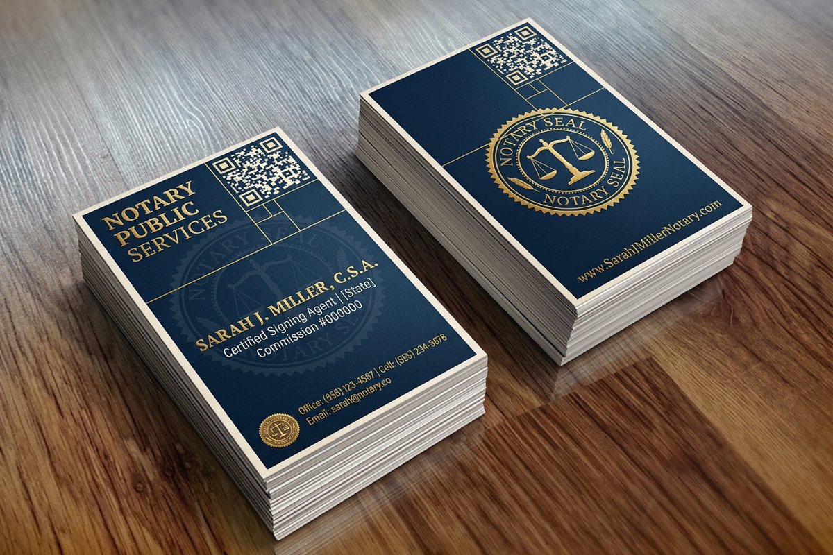 Notary Business Cards