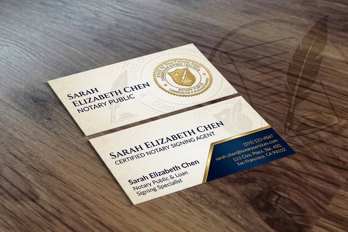 Notary Business Cards