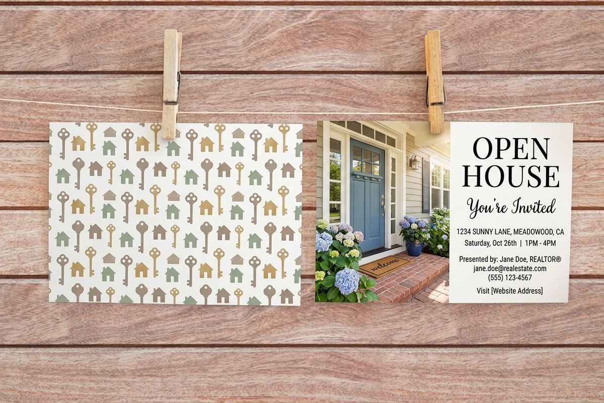 Open House Invitations 2 - 4OVER4