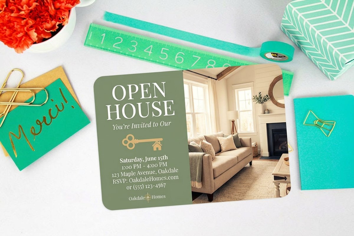 Open House Invitations 4 - 4OVER4