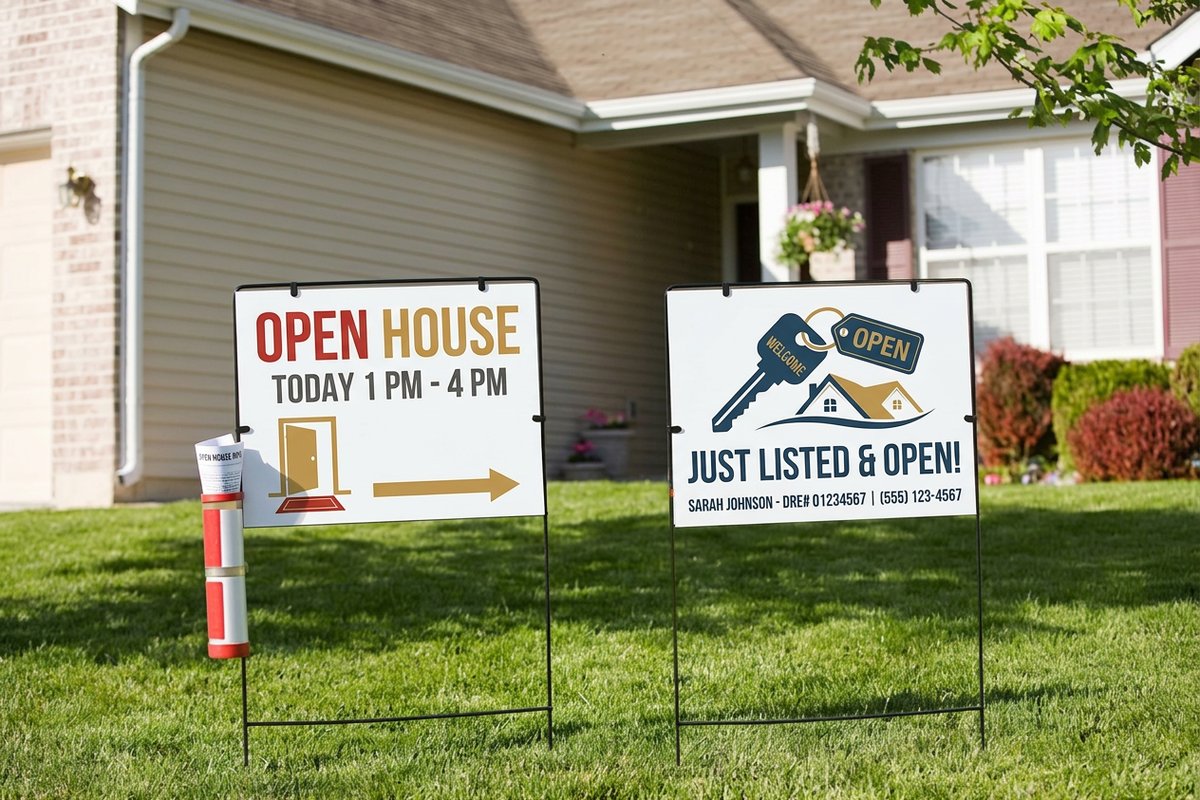 Open House Signs