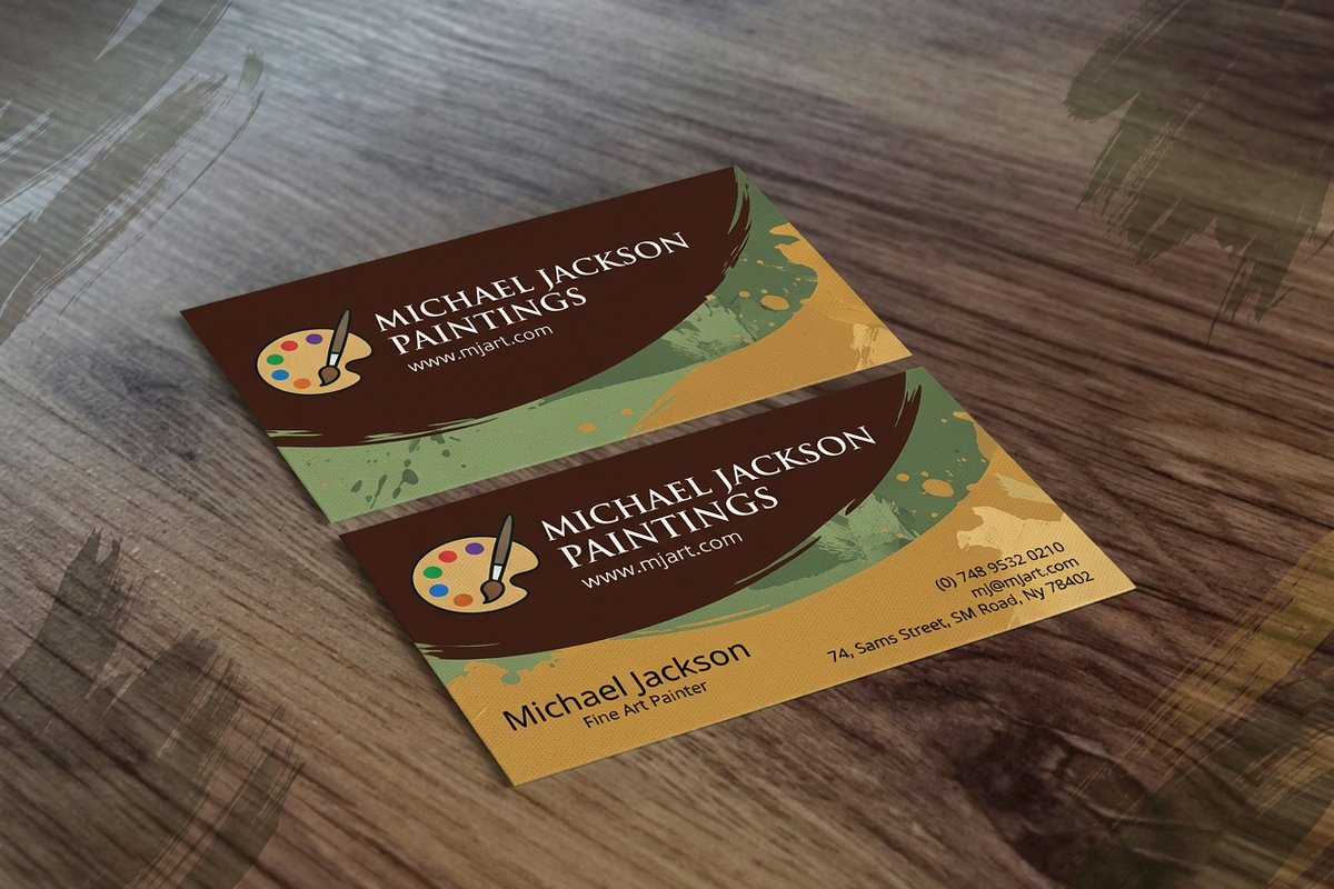 Painting Business Cards