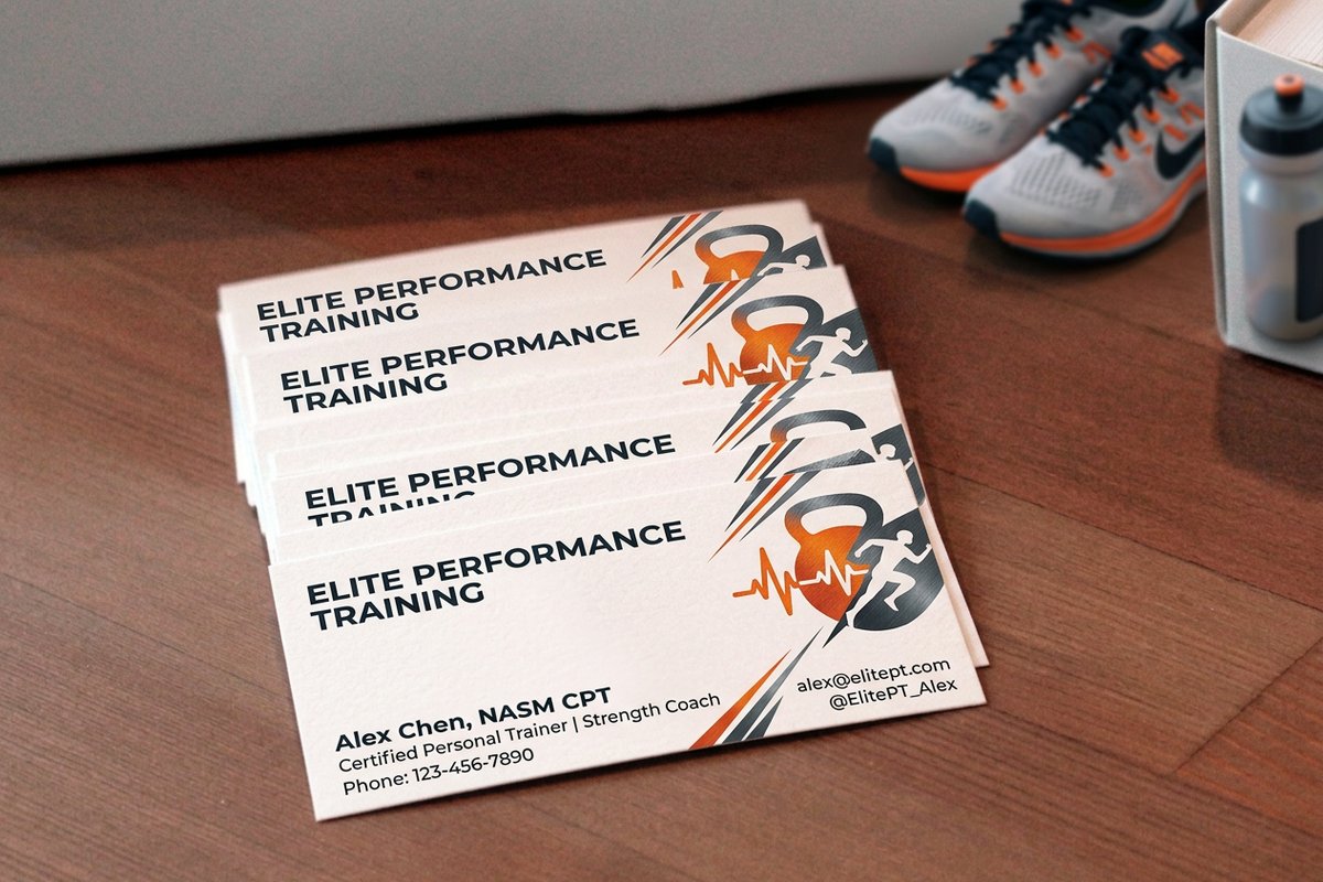 Personal Trainer Business Cards