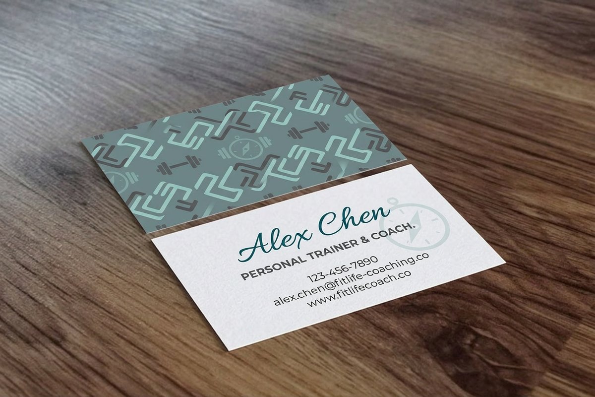 Personal Trainer Business Cards