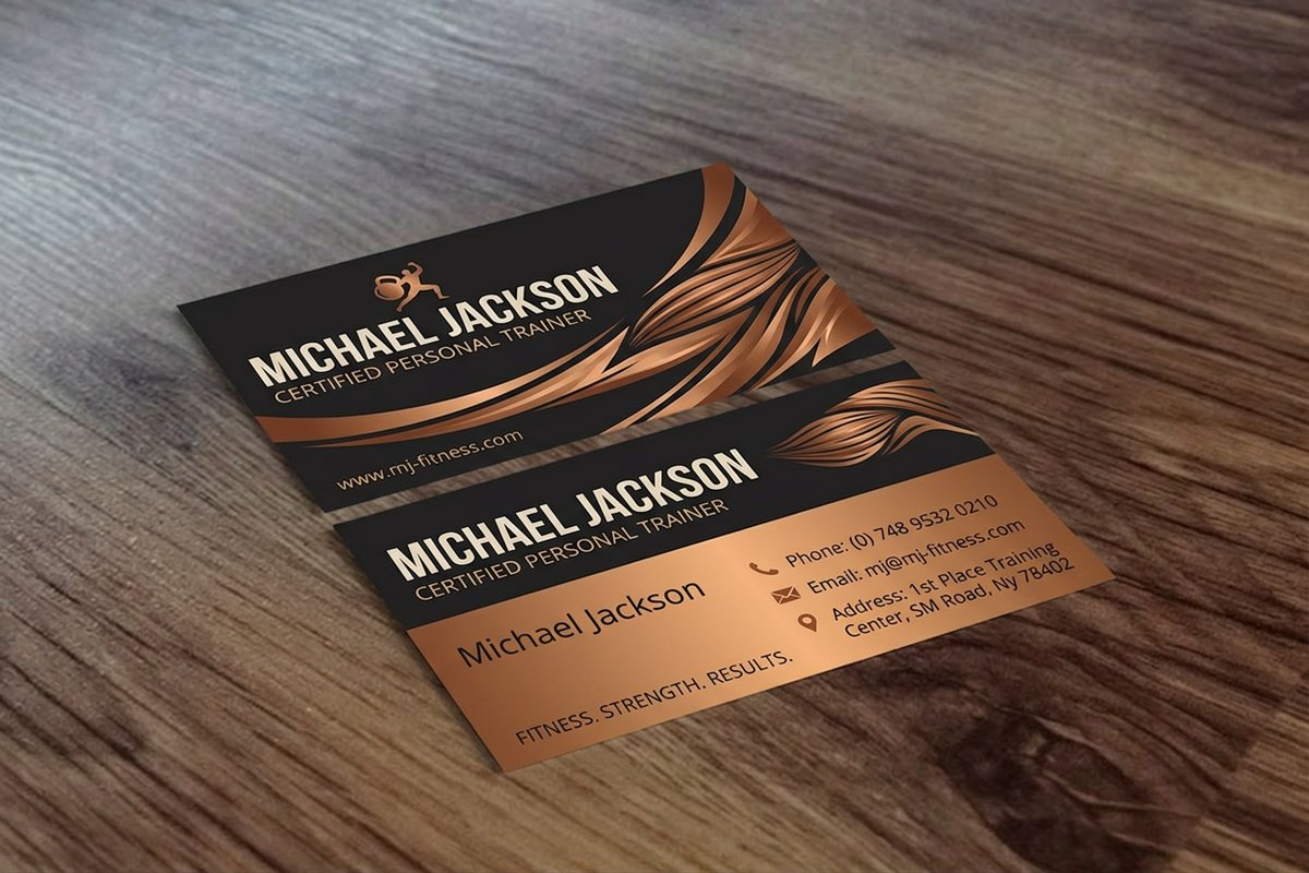 Personal Trainer Business Cards