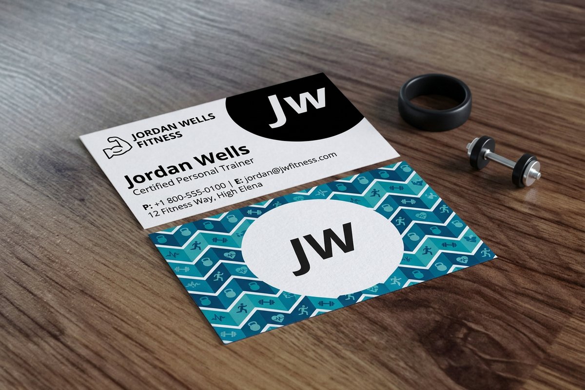 Personal Trainer Business Cards