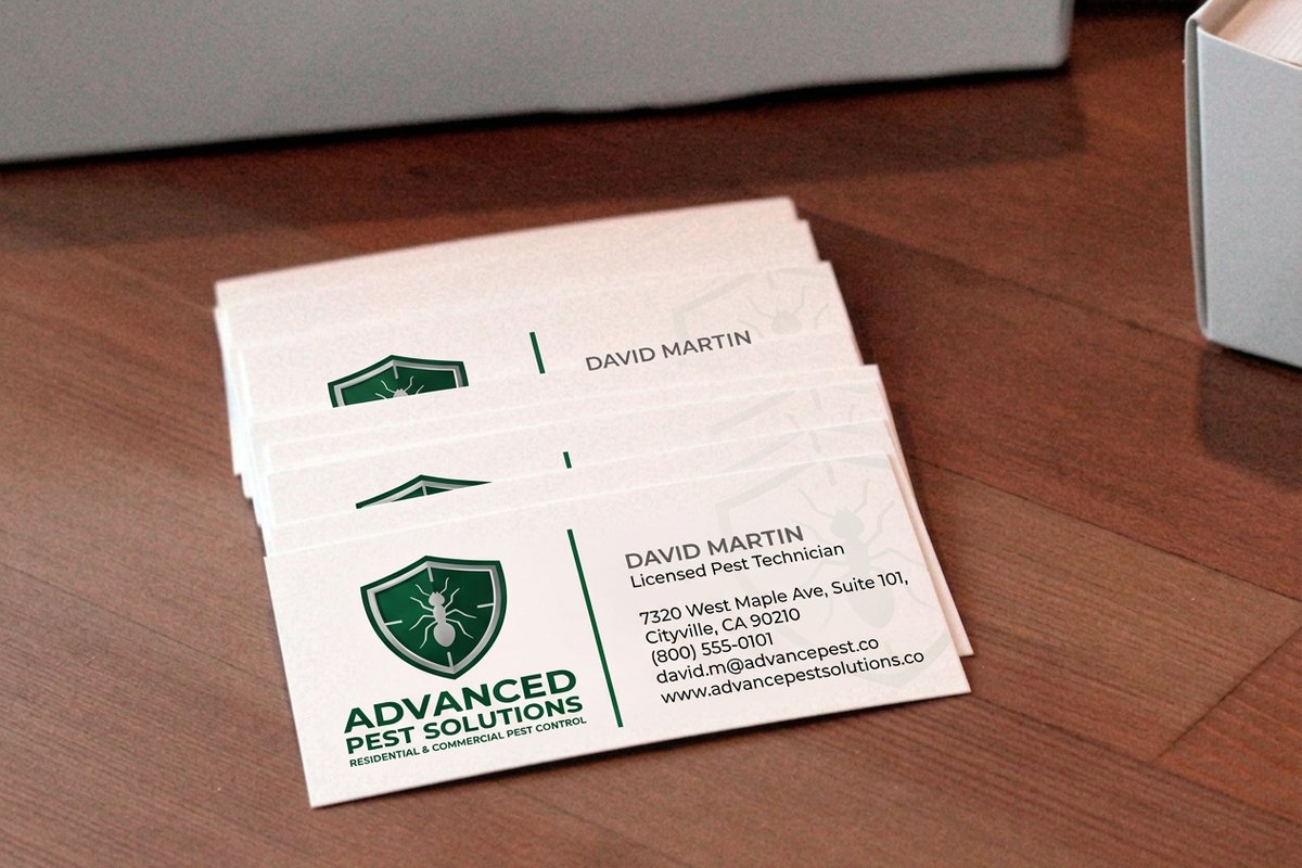 Pest Control Business Cards