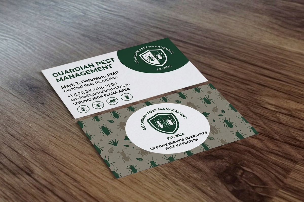 Pest Control Business Cards