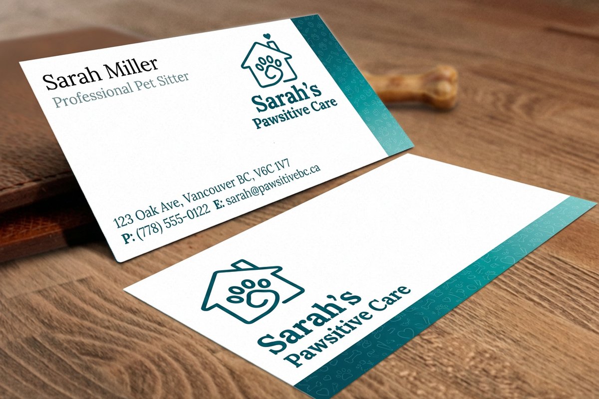 Pet Sitting Business Cards