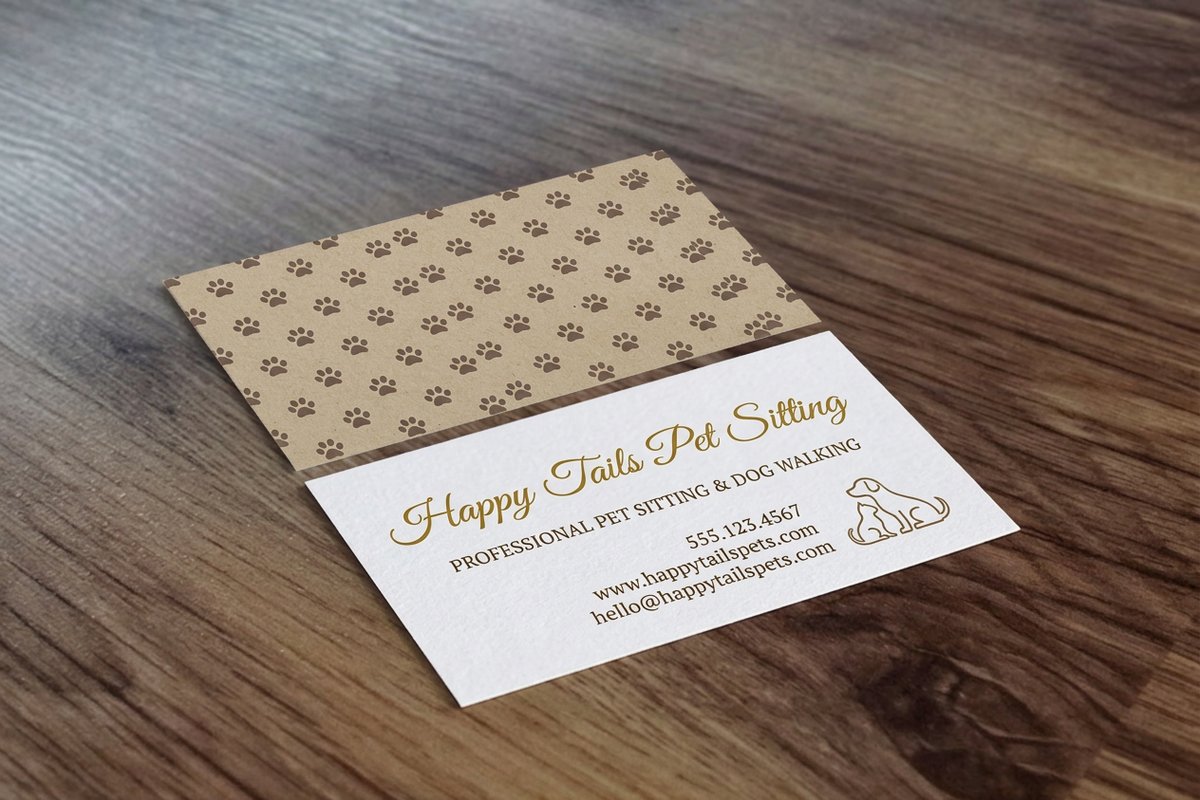 Pet Sitting Business Cards