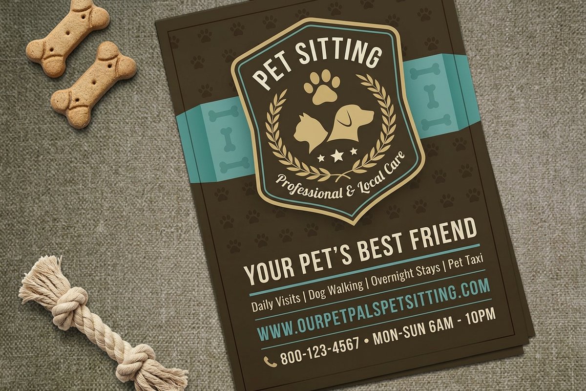 Pet Sitting Flyers
