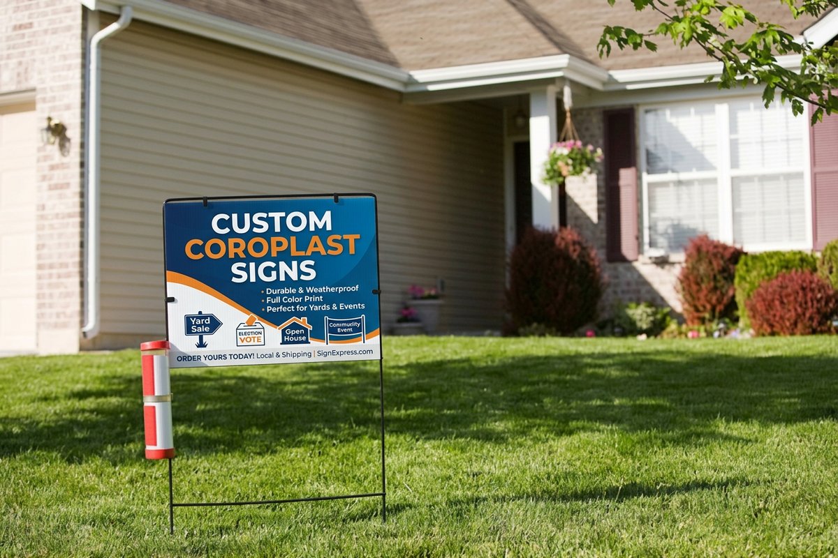 Plastic Coroplast Signs