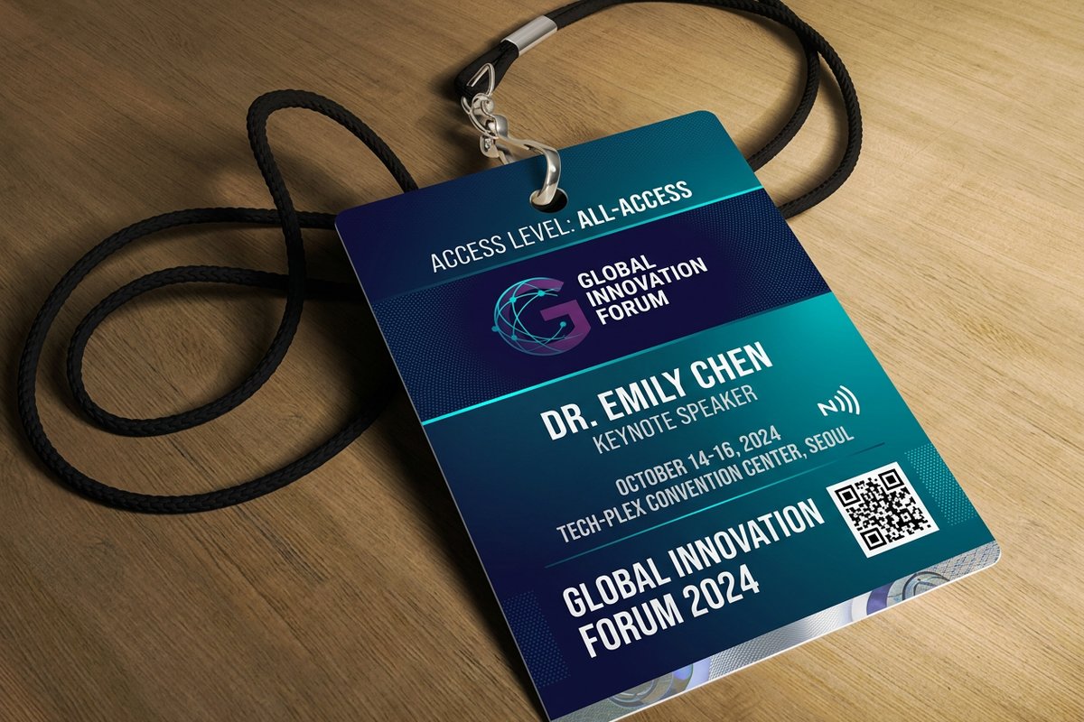 Plastic Event Badges 2 - 4OVER4