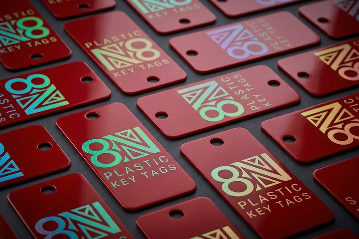 Plastic Key Tags 2 - 4OVER4