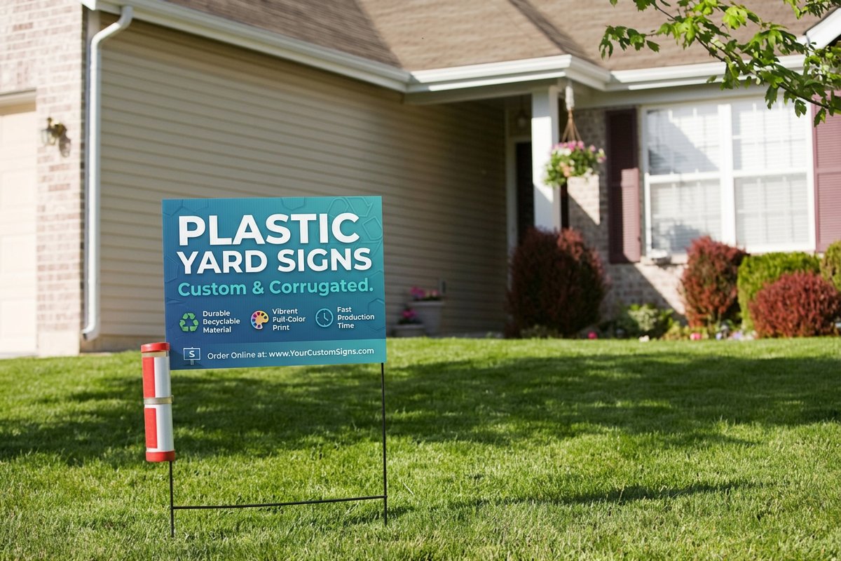 Plastic Yard Signs