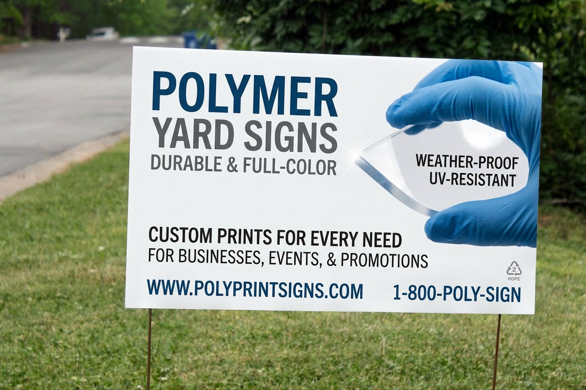 Plastic Yard Signs