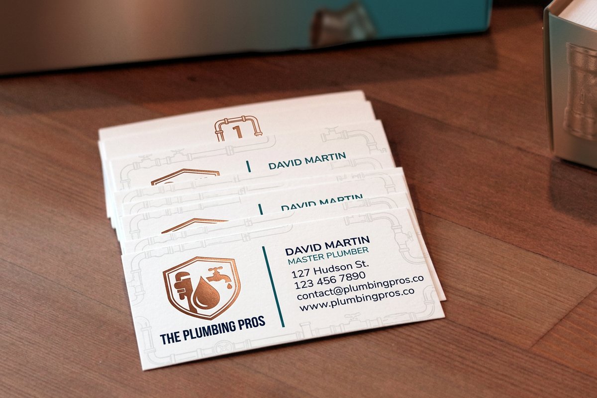Plumbing Business Cards